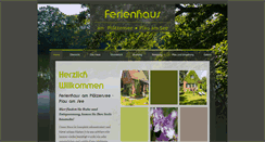 Desktop Screenshot of ferienhaus-ploetzensee.de